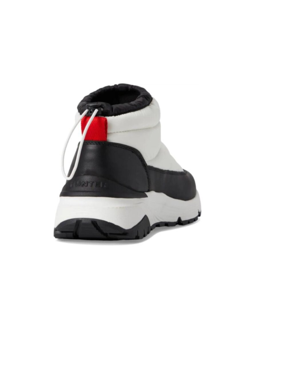 NWT  $150 Hunter Anne Waterproof Snow Boots White/Black Pull On Quilted Women's - Picture 5 of 12